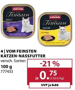 Dehner 4 vom feinsten katzen-nassfutter Angebot