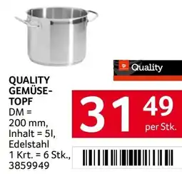 Transgourmet Quality gemüse- topf Angebot