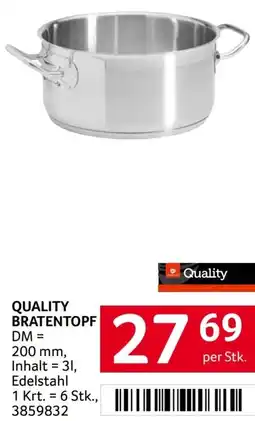 Transgourmet Quality bratentopf Angebot