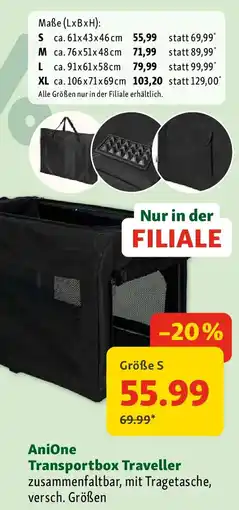 Fressnapf Anione Transportbox Traveller Angebot