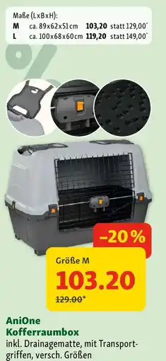 Fressnapf AniOne Kofferraumbox Angebot