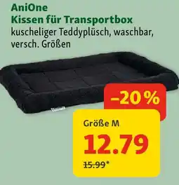 Fressnapf AniOne Kissen für Transportbox Angebot