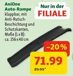 Fressnapf AniOne Auto-Rampe Angebot