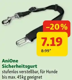 Fressnapf AniOne Sicherheitsgurt Angebot