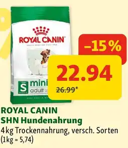 Fressnapf Royal canin shn hundenahrung Angebot