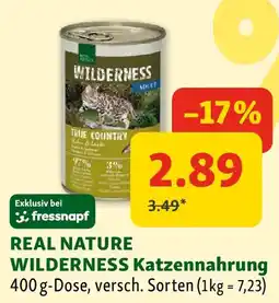 Fressnapf Real nature wilderness katzennahrung Angebot