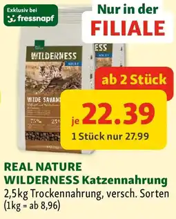 Fressnapf Real nature wilderness katzennahrung Angebot