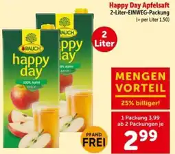 Interspar Happy Day Apfelsaft Angebot