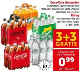 Interspar Coca-Cola Limonaden and Kinley Angebot