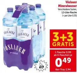 Interspar Vöslauer Mineralwasser Angebot