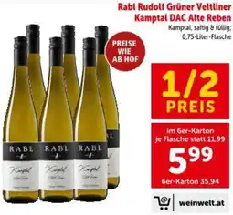 Interspar Rabl Rudolf Grüner Veltliner Kamptal DAC Alte Reben Angebot