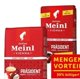 Interspar Julius Meinl Präsident Angebot