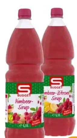 Interspar S Budget Himbeer-Zitrone Sirup Angebot