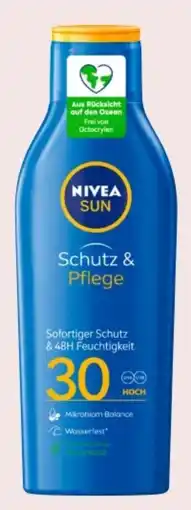 Interspar Nivea Sun Schutz-Pflege Sonnenmilch LSF 30 Angebot