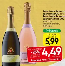 Spar Porta Leone Prosecco Spumante Angebot