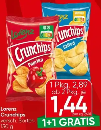 Spar Lorenz Crunchips Angebot
