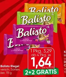 Spar Balisto Schokoriegel Angebot
