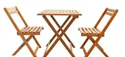 Interspar Holz Bistro-Set Angebot