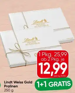 Spar Lindt Pralinen Gold Weiß Angebot