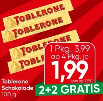 Eurospar Toblerone Schokolade Angebot