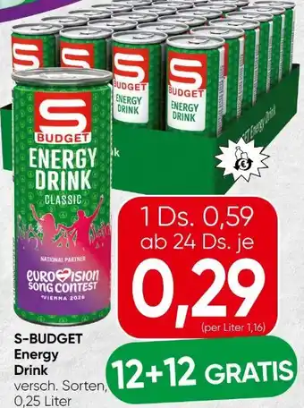 Spar S Budget Energy Drink Angebot
