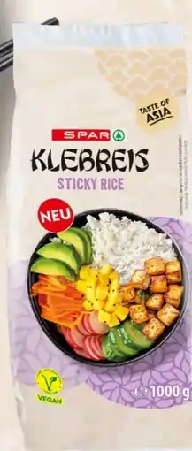 Eurospar Spar Klebreis Sticky Rice Angebot