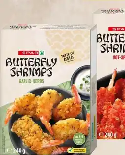Eurospar Spar Butterfly Shrimps Garlic & Herbs Angebot