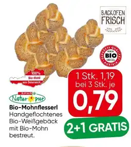 Eurospar Spar Natur pur Bio-Mohnflesserl Angebot