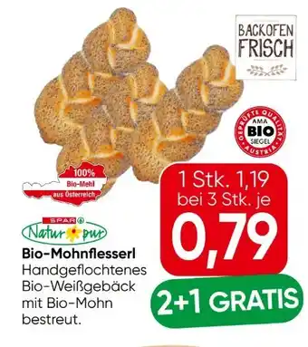 Eurospar Spar Natur pur Bio-Mohnflesserl Angebot