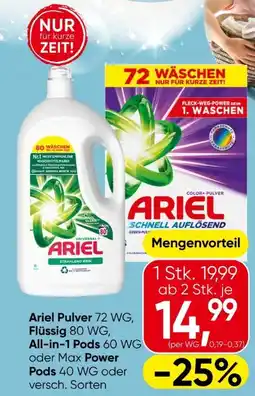Eurospar Ariel Pulver Angebot