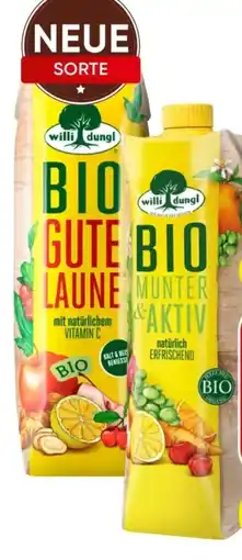 Eurospar Willi Dungl Bio-Frucht-Gemüsesaft Angebot