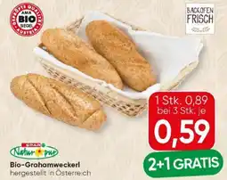 SPAR Gourmet Spar Natur pur Bio-Grahamweckerl Angebot