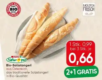 SPAR Gourmet Spar Natur pur Bio-Salzstangerl Angebot