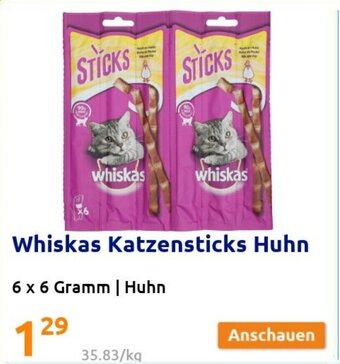 Action Whiskas Katzensticks Huhn Angebot