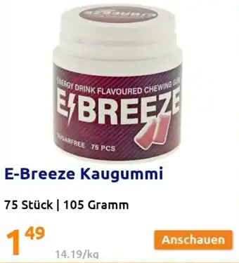 Action E-Breeze Kaugummi Angebot