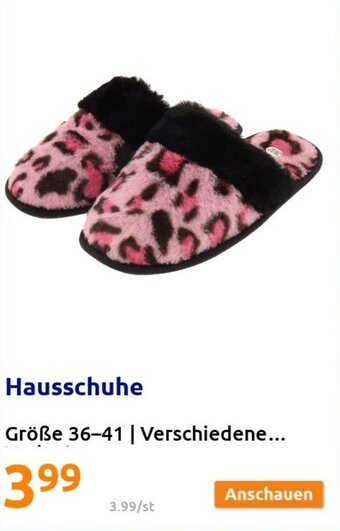 Action Hausschuhe Angebot