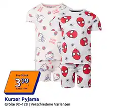 Action Kurzer Pyjama Angebot