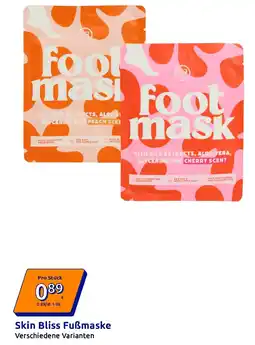 Action Skin Bliss Fußmaske Angebot