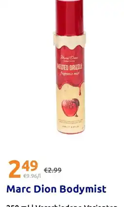 Action Marc Dion Bodymist Angebot