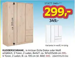 Möbelix Kleiderschrank Angebot