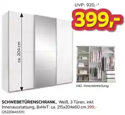 Möbelix Schwebetürenschrank Angebot