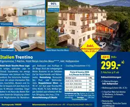 Lidl Reisen Italien Trentino Angebot