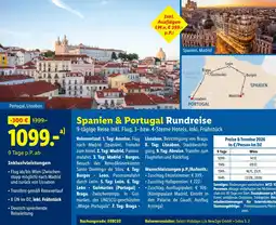 Lidl Reisen Spanien & Portugal Rundreise Angebot