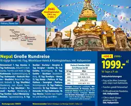 Lidl Reisen Nepal Große Rundreise Angebot