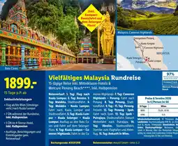 Lidl Reisen Vielfältiges Malaysia Rundreise Angebot