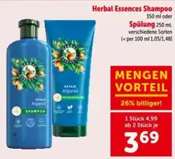 Interspar Herbal Essences Shampoo oder Spülung Angebot