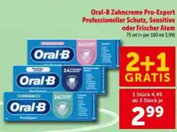 Interspar Oral-B Zahncreme Pro-Expert Professioneller Schutz, Sensitive oder Frischer Atem Angebot