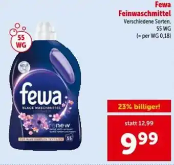 Interspar Fewa Feinwaschmittel Angebot
