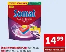 Interspar Somat Vorteilspack Caps oder Tabs Angebot