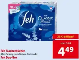Interspar Feh Taschentücher oder Feh Duo-Box Angebot